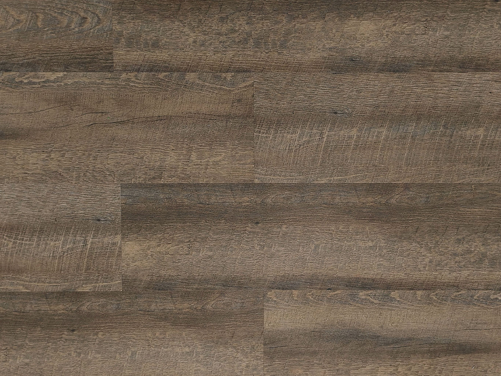 WPC Gulv Mørkebrun Trekorn 9×48
