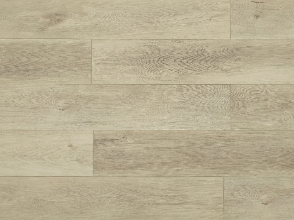 SPC-gulv lys beige trekorn 7,2×48